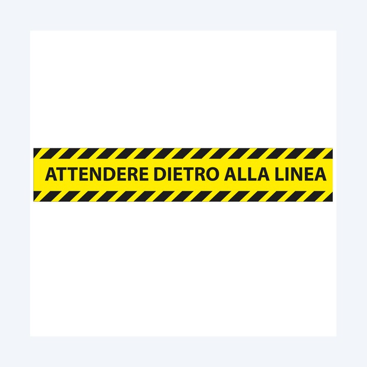 Adesivo da terra "attendere dietro alla — 90445 | Ecotempo