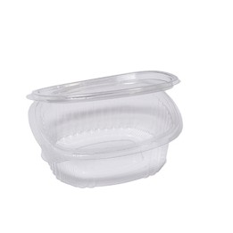 Contenitori ovali in PET con coperchio — 90555 | Ecotempo