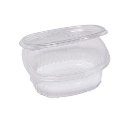 Contenitori ovali in PET con coperchio — 90556 | Ecotempo
