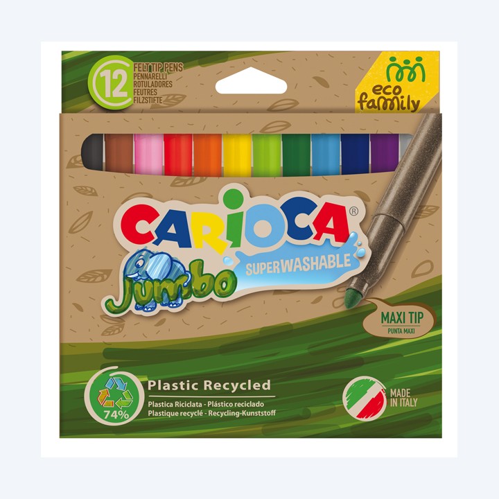 Pennarelli Jumbo Eco Family lavabili — 90792 | Ecotempo