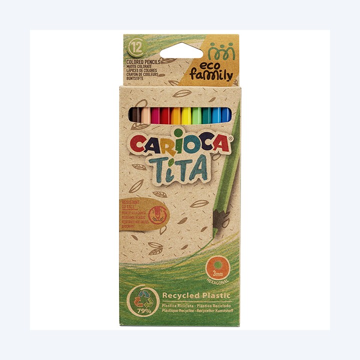 Matita colorata Tita Eco Family colori — 90793 | Ecotempo