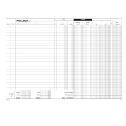 Blocco prima nota cassa/IVA c/conto — 90903 | Ecotempo