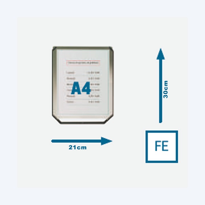 Display verticale A4 per colonnine 600 G Stilcasa | Ecotempo