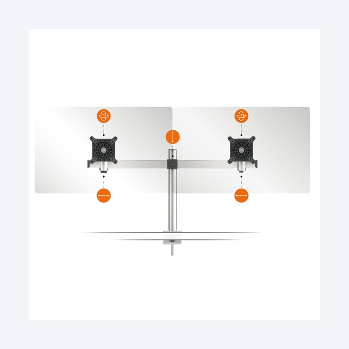 Braccio portamonitor PRO estensibile — 90968 | Ecotempo