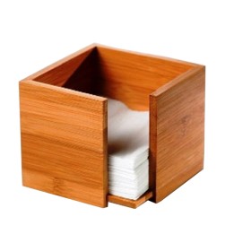 Portatovaglioli in bamboo 19 x 19 x 10 — 91100 | Ecotempo