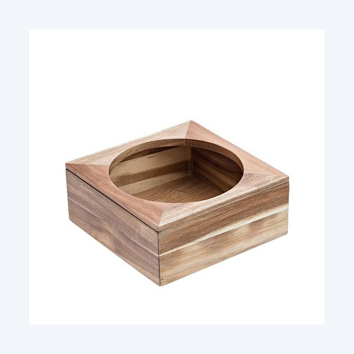 Supporto per ciotola in bamboo 26x26x11 — 91102 | Ecotempo