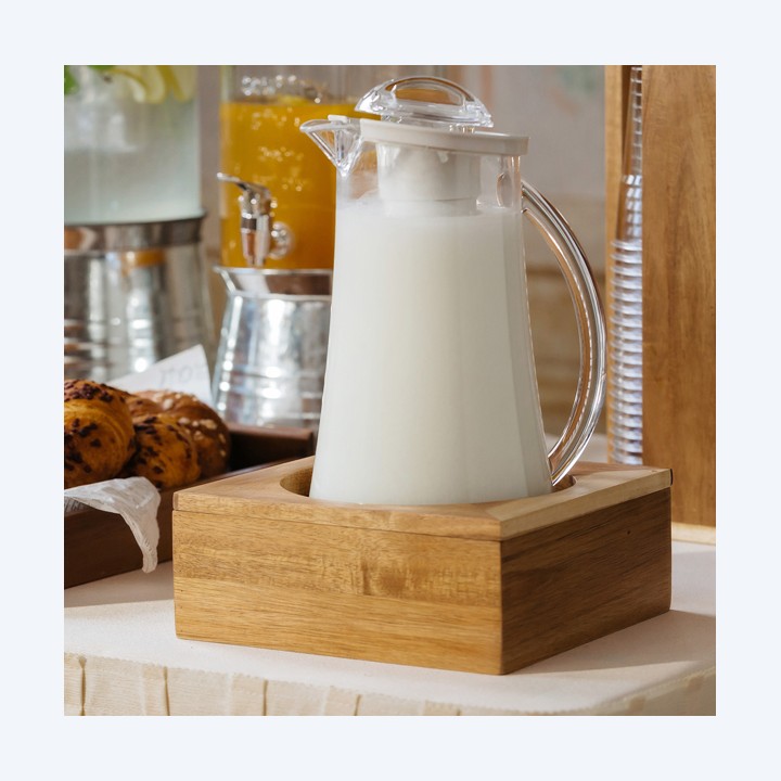 Supporto caraffa in bamboo 20x20x8 cm — 91103 | Ecotempo