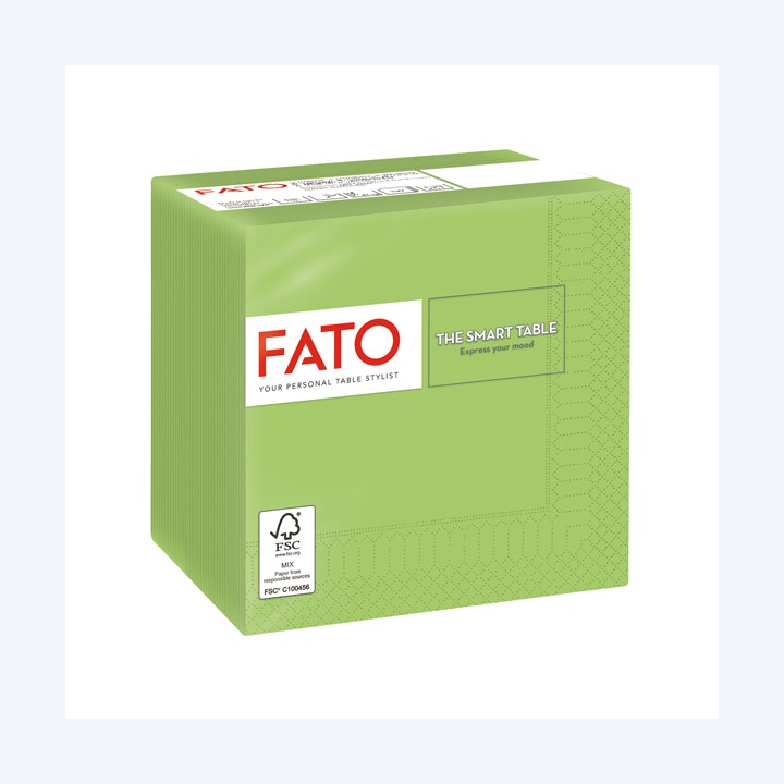 Tovagliolo carta 24 x 24 cm 2 veli — 91342 | Ecotempo