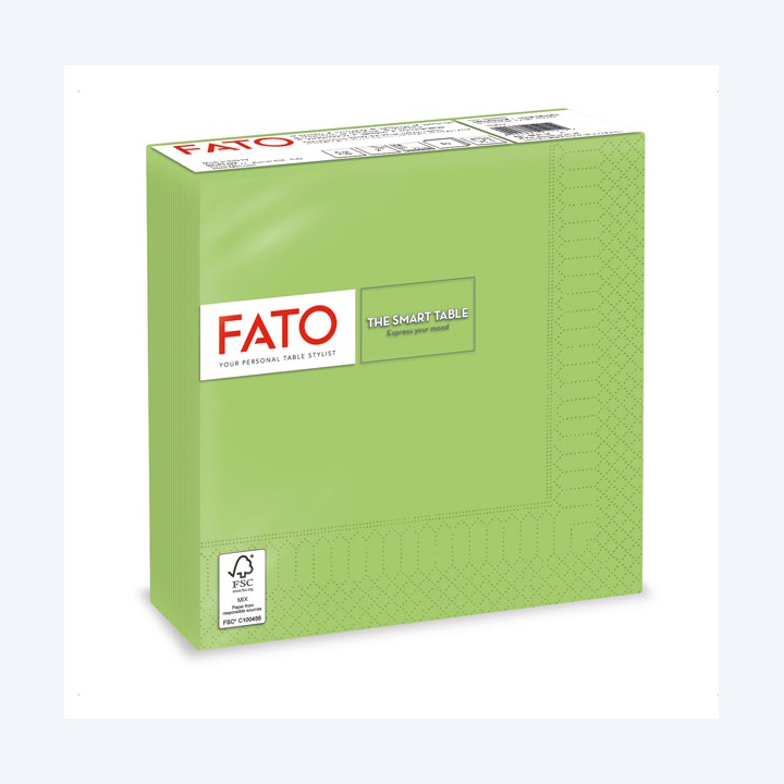 Tovagliolo carta 33 x 33 cm 2 veli — 91349 | Ecotempo