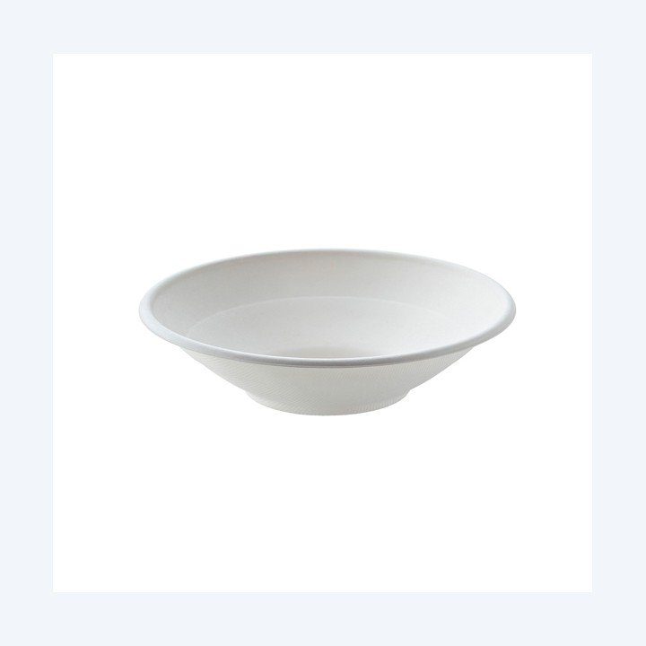 Piatto fondo monouso bio rotondo — 91385 | Ecotempo