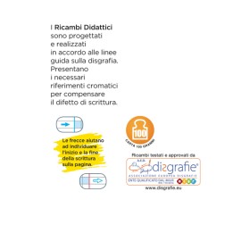 Ricambi didattici forati A4 5 mm+ 100 — 91406 | Ecotempo