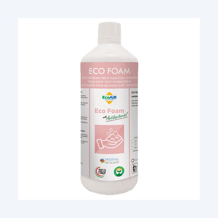 Sapone igienizzante mousse EcoFoam 1 L Medial | Ecotempo