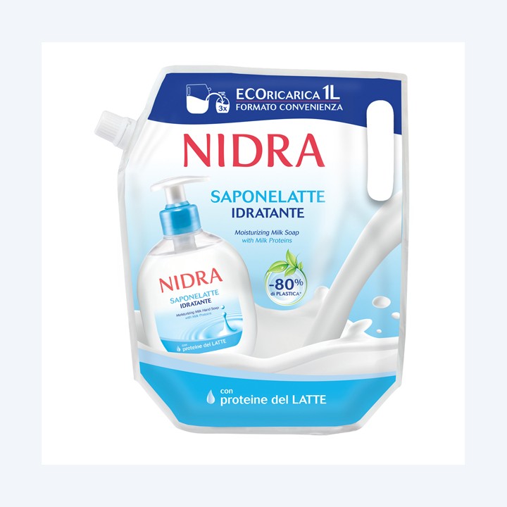 Sapone liquido mani ecoricarica 1 L Nidra | Ecotempo