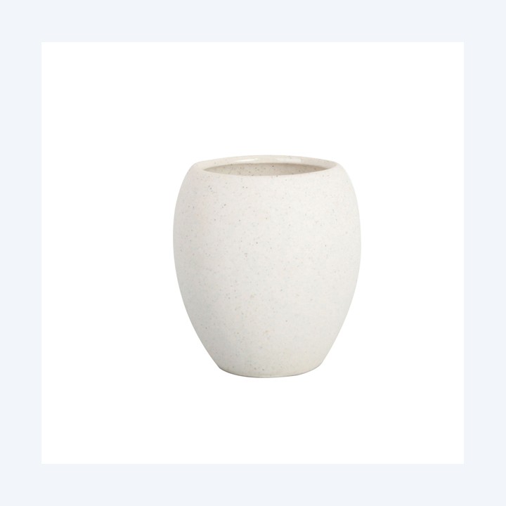 Bicchiere porta spazzolini linea Stone — 91556 | Ecotempo