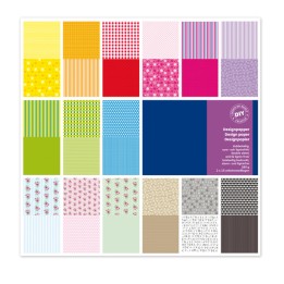 Carta Scarpbooking Vichy 30,5 x 30,5 cm — 91565 | Ecotempo