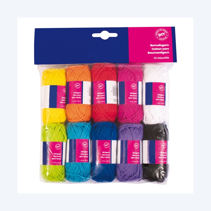 Matassa 100% cotone lungh. 30 mt colori — 91570 | Ecotempo