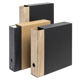 Registratore con custodia Wood 23 x 33 — 91622 | Ecotempo