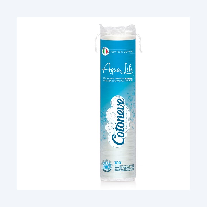 Dischetti levatrucco in cotone Cotoneve — 91631 | Ecotempo