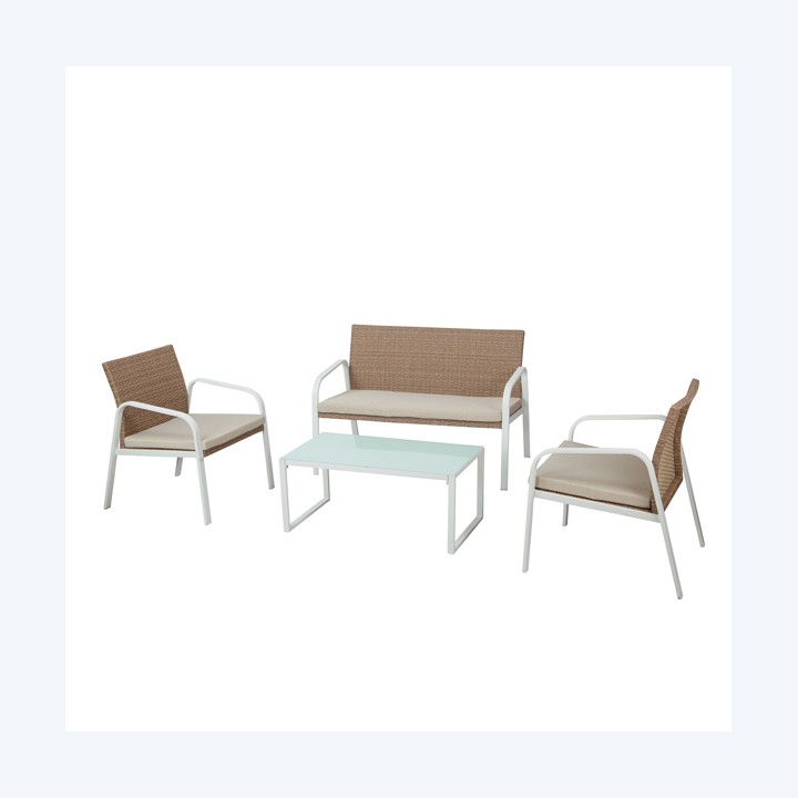 Salotto Madeira bianco/beige Garden — 91670 | Ecotempo