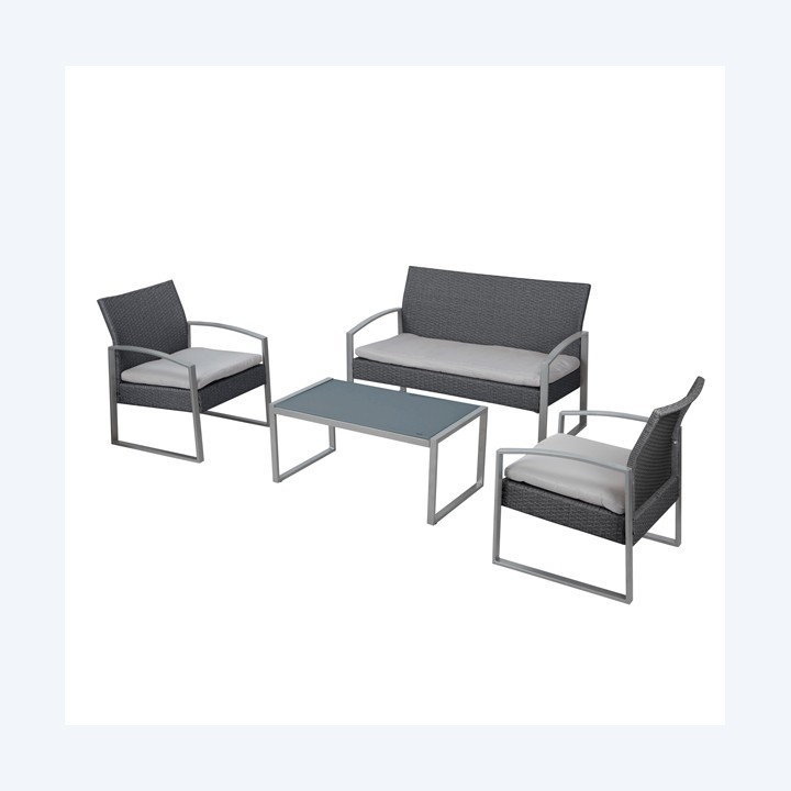 Salotto Alicante bianco/grigio Garden — 91673 | Ecotempo