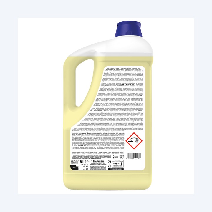 Detergente alcalino universale Matic Floor 5 L Sanitec | Ecotempo