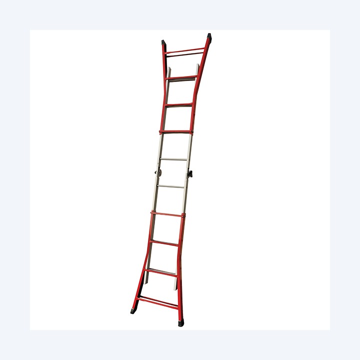 Scala telescopica Everest 4+4 gradini acciaio X-Robust | Ecotempo