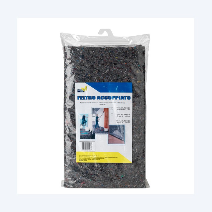 Feltro accoppiato con base antiscivolo — 91858 | Ecotempo