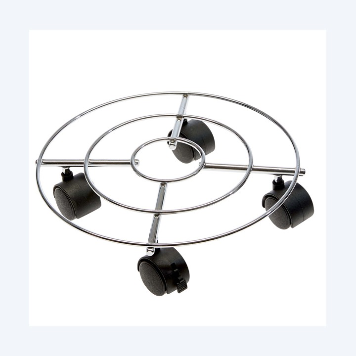 Trolley portavaso in acciaio Ø 30 cm Verdemax | Ecotempo