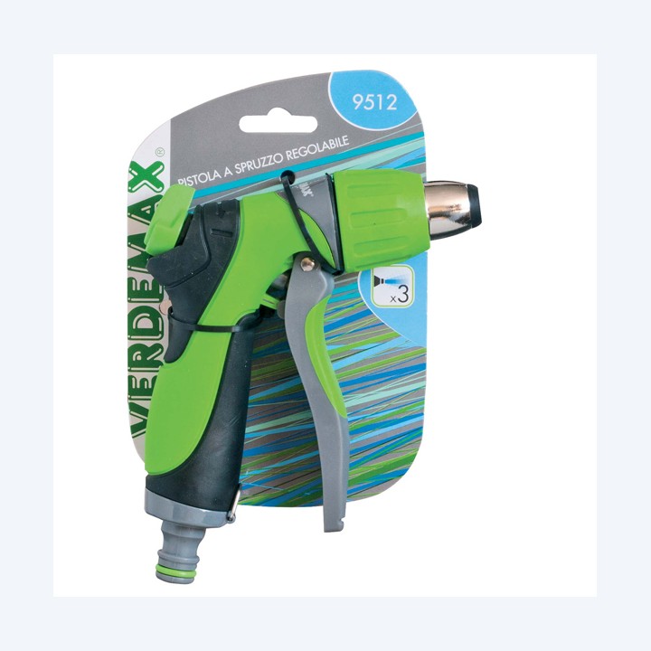 Pistola a spruzzo regolabile alluminio Verdemax | Ecotempo