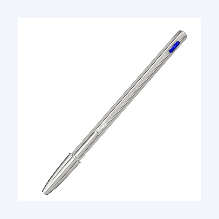 Penna sfera Cristal RèNew con cappuccio 1 mm blu Bic | Ecotempo