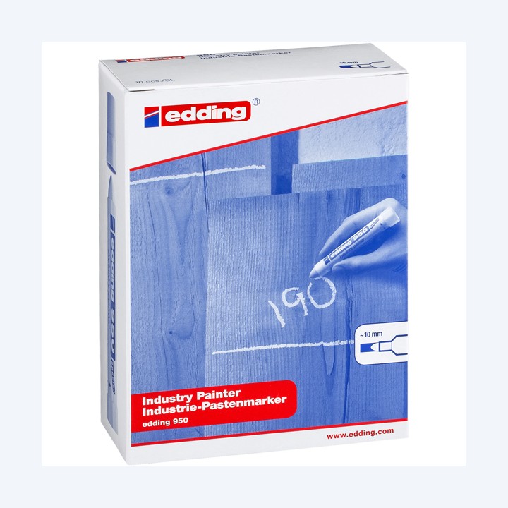 Marcatore a cera 950 punta tonda 10 mm blu Edding | Ecotempo