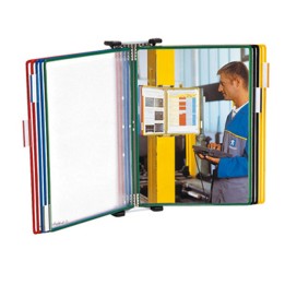 Kit leggio da muro 10 buste A3 metallo multicolor Djois | Ecotempo