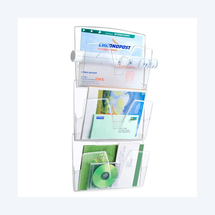 Portadepliant da parete Cep kit 3 pezzi | Ecotempo