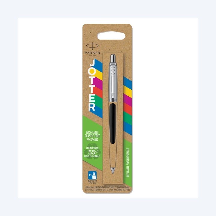 Penna sfera Jotter Original punta M fusto nero Parker | Ecotempo