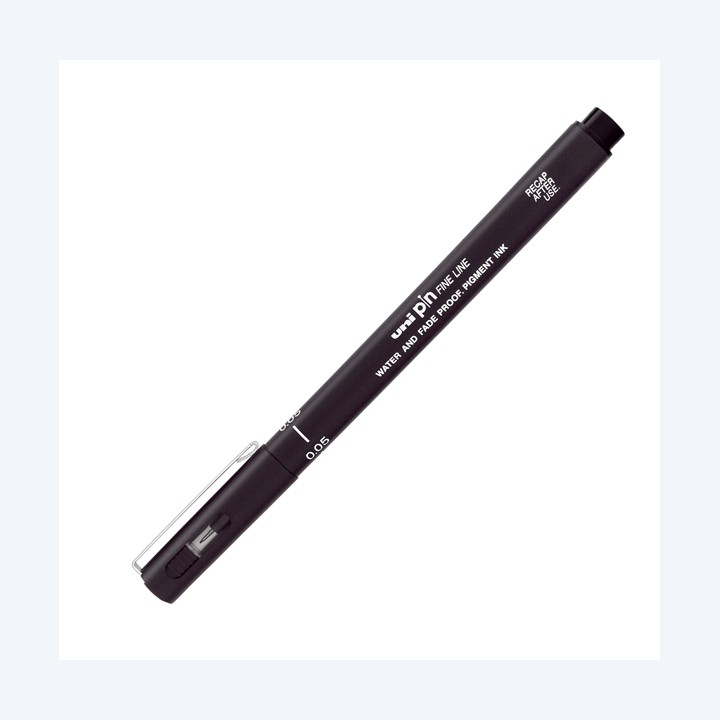 Pin fineliner punta 0,05 mm nero Uni Mitsubishi | Ecotempo