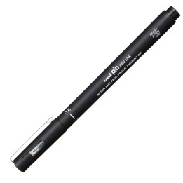 Pin fineliner punta 0,6 mm nero Uni Mitsubishi | Ecotempo