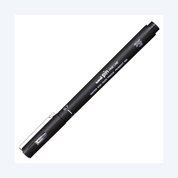 Pin fineliner punta 0,7 mm nero Uni Mitsubishi | Ecotempo