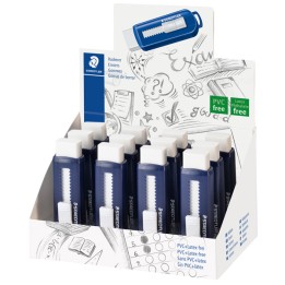 Gomma a scorrimento Eraser involucro blu Staedtler | Ecotempo
