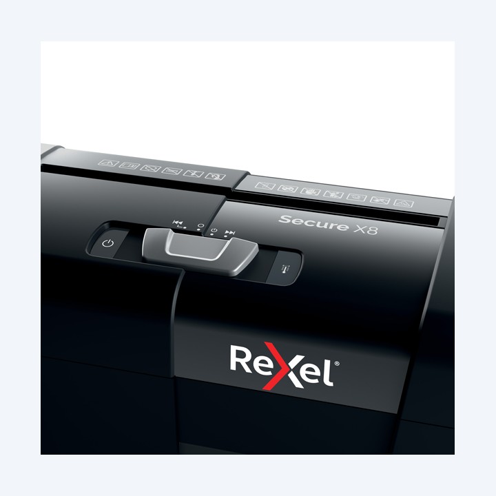 Distruggidocumenti Secure X8 a frammenti Rexel | Ecotempo