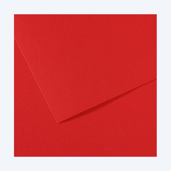 Foglio Mi-Teintes A4 160 gr rosso vivo Canson | Ecotempo