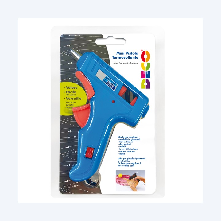 Pistola mini per colla a caldo 20 W DECO | Ecotempo
