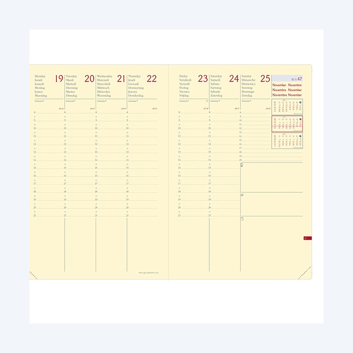 QUOVADIS Agenda settimanale Ministro — 92982 | Ecotempo