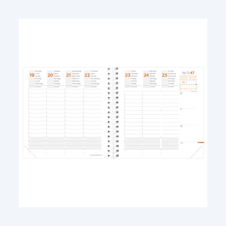 QUOVADIS Agenda settimanale Time&Life — 92992 | Ecotempo