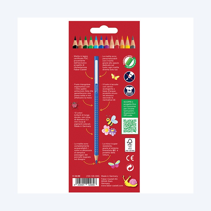 Matite colorate Color Grip — 93085 | Ecotempo