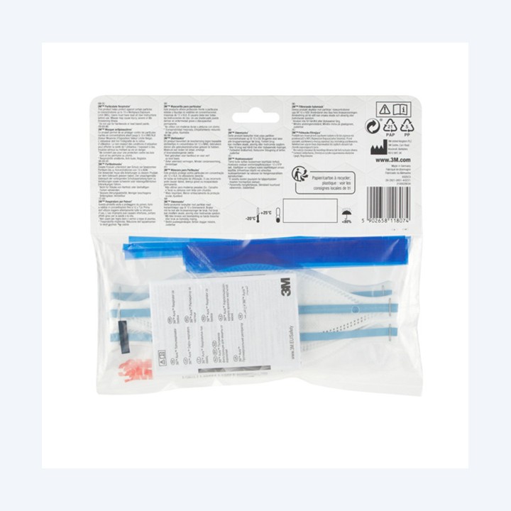 Mascherina Aura 9320+ FFP2 senza — 93234 | Ecotempo