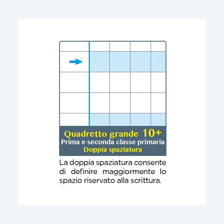 Maxiquaderno Linea Blu One Color A4 10 — 93269 | Ecotempo