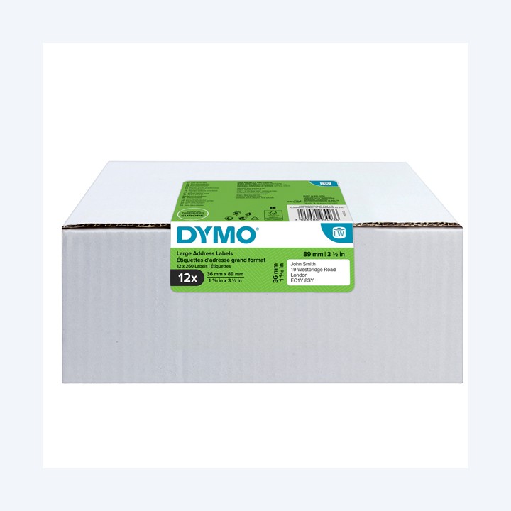 Rotolo 240 etichette LW 2093093 36 x 89 — 93271 | Ecotempo