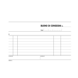 Blocco buoni consegna 100 x 176 mm 100 — 93651 | Ecotempo
