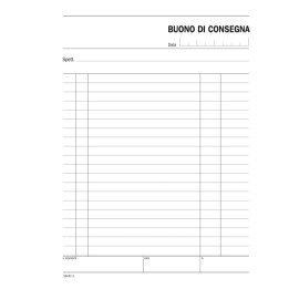 Blocco buoni consegna 148 x 215 mm 100 — 93652 | Ecotempo