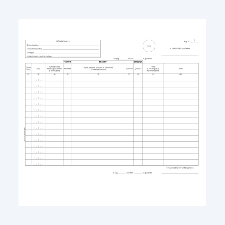 Registro carico/scarico stupefacenti — 93660 | Ecotempo